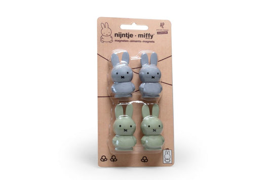 Atelier Pierre Junior: Miffy Magnets | Silver Blue & Eucalyptus