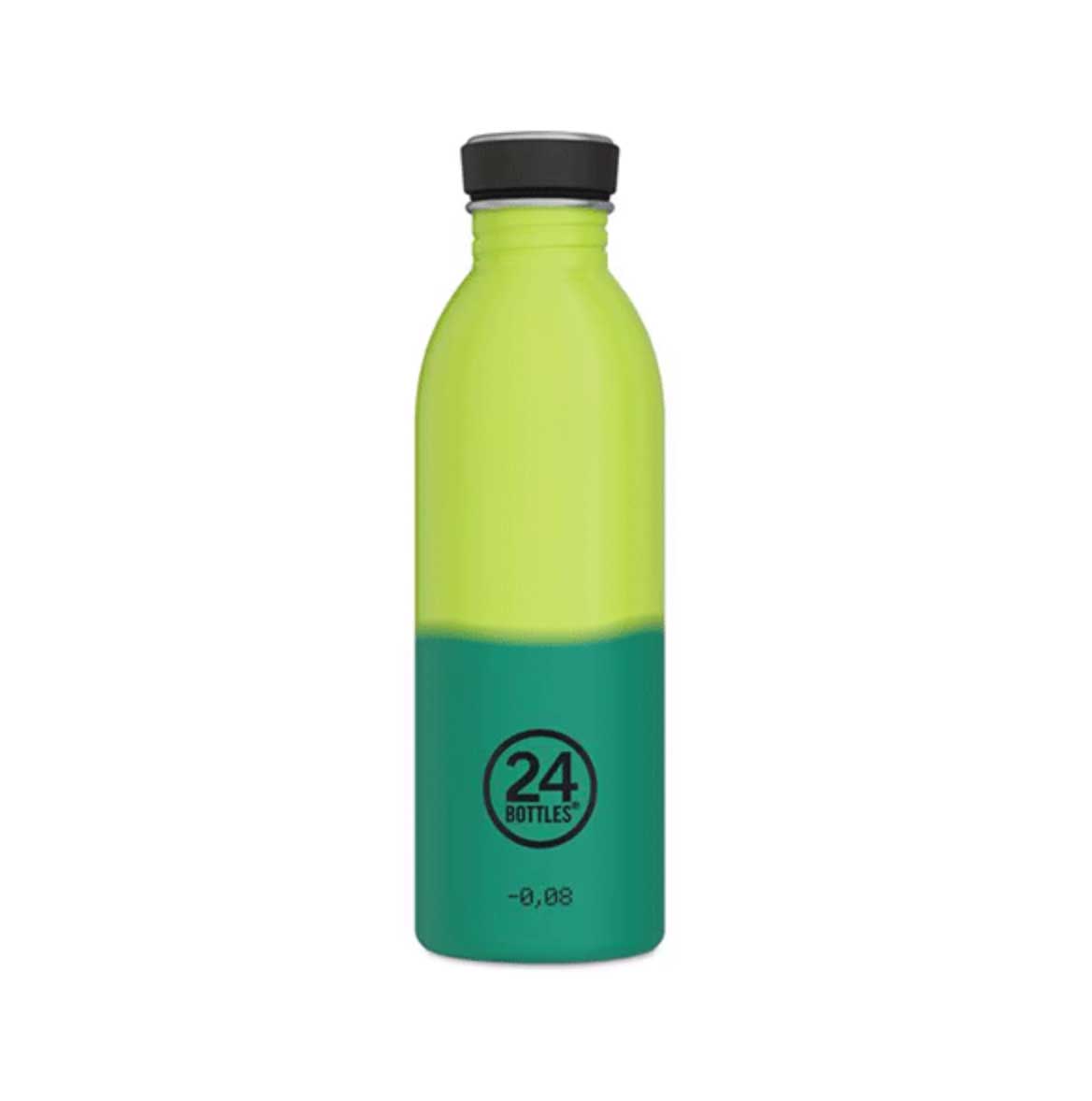 24Bottles : Gourde Urban "Changement de couleur réactif" 500 ml Jaune/Vert