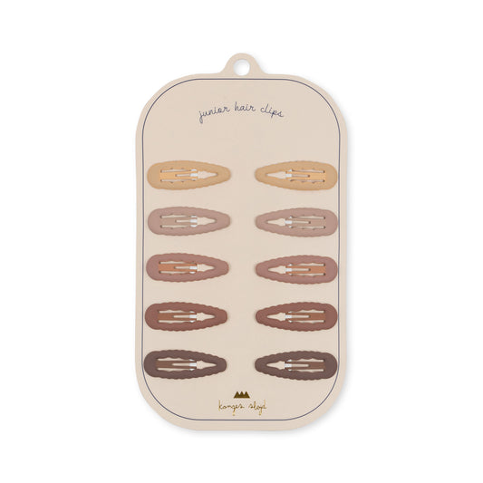 Konges Sløjd: Kinder Haarspangen 10er Set "Scallop"