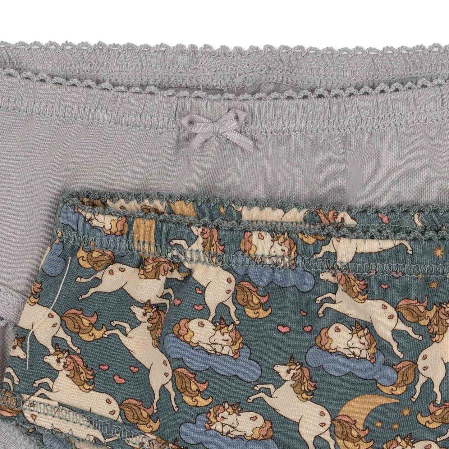 Konges Sløjd: Basic Unterhose 2er-Pack "Unicorn Bleu/Harbor Mist"