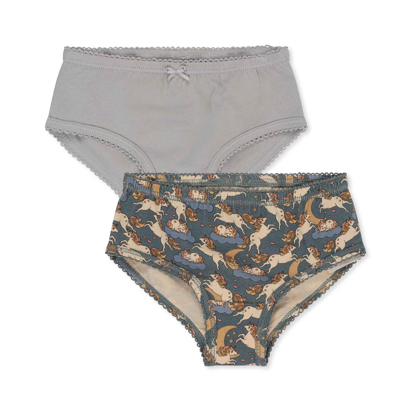 Konges Sløjd: Basic Unterhose 2er-Pack "Unicorn Bleu/Harbor Mist"