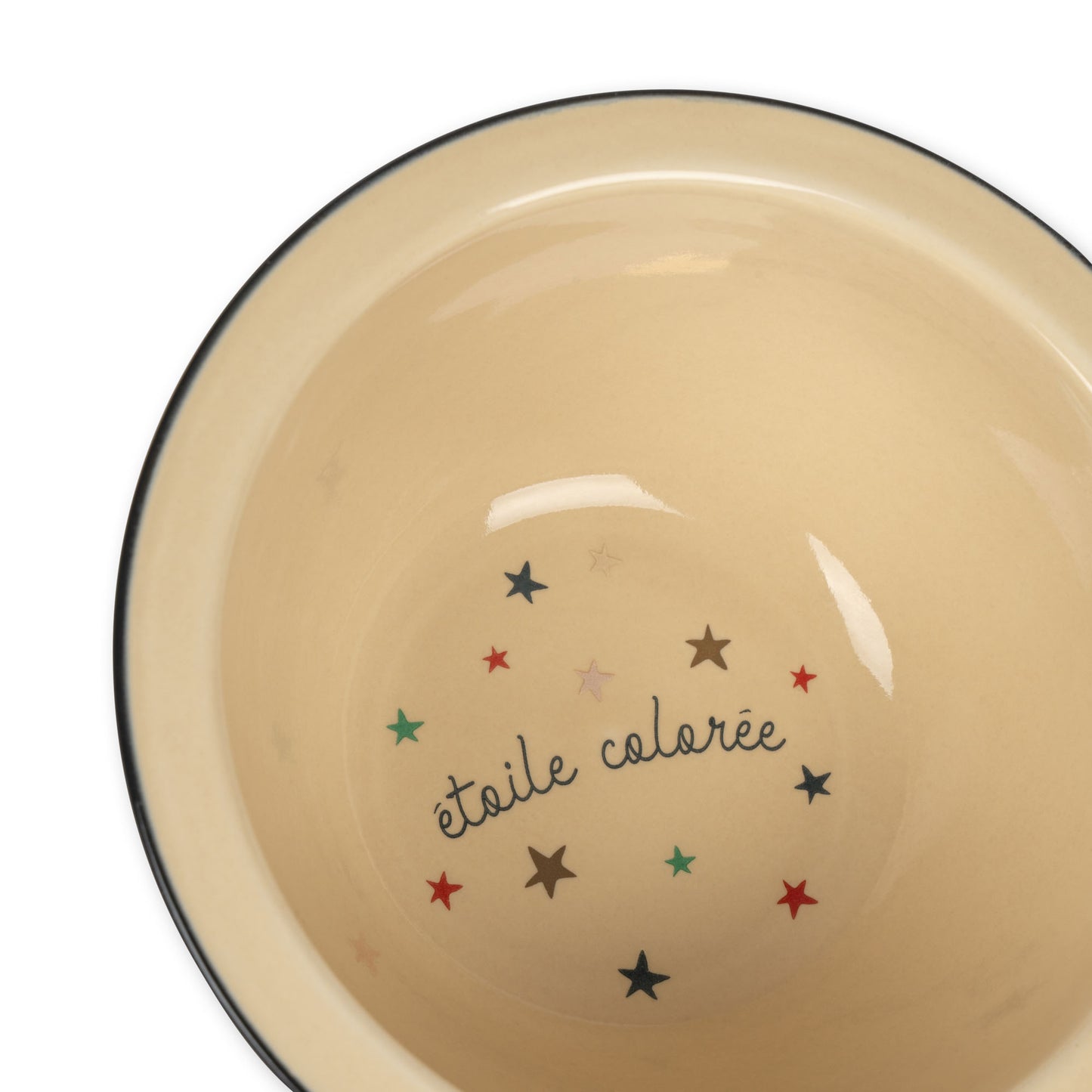 Konges Sløjd : Bol et tasse en céramique "Etoile Colorée"