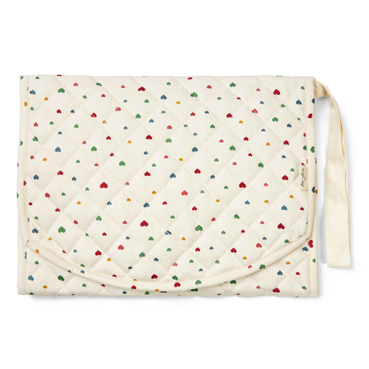 Konges Sløjd: Changing mat "Multi Hearts"