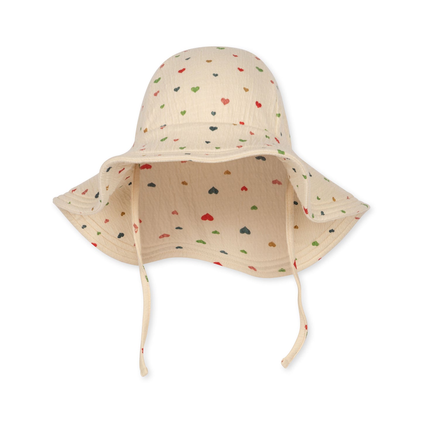 Konges Sløjd : Chapeau de soleil "Chleo" Multi Hearts