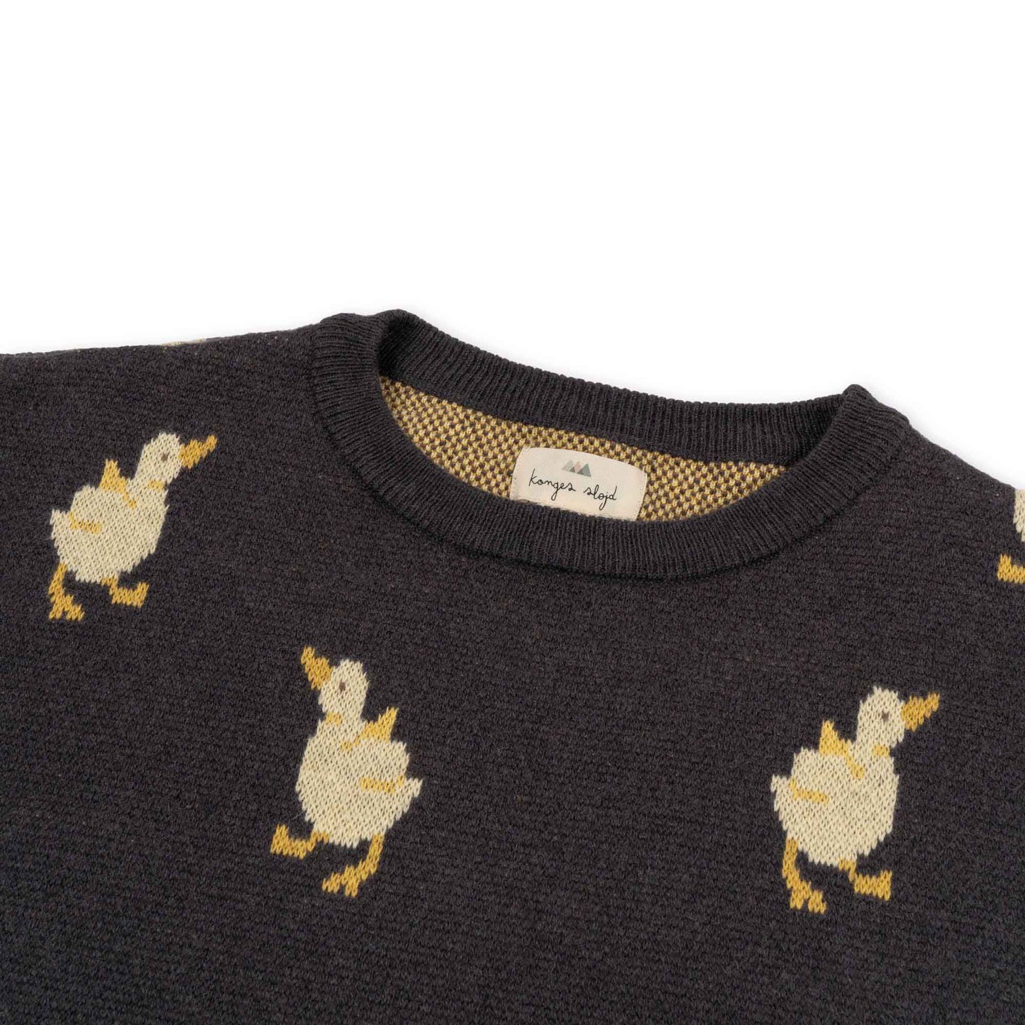 Konges Sløjd : Pull Lapis Jacquard "Duckling"