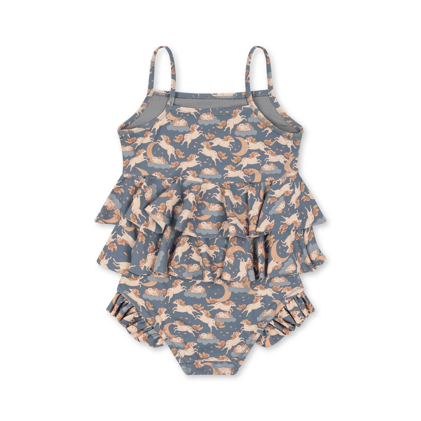 Konges Sløjd : Maillot de bain Manuca Frill "Unicorn Blue"