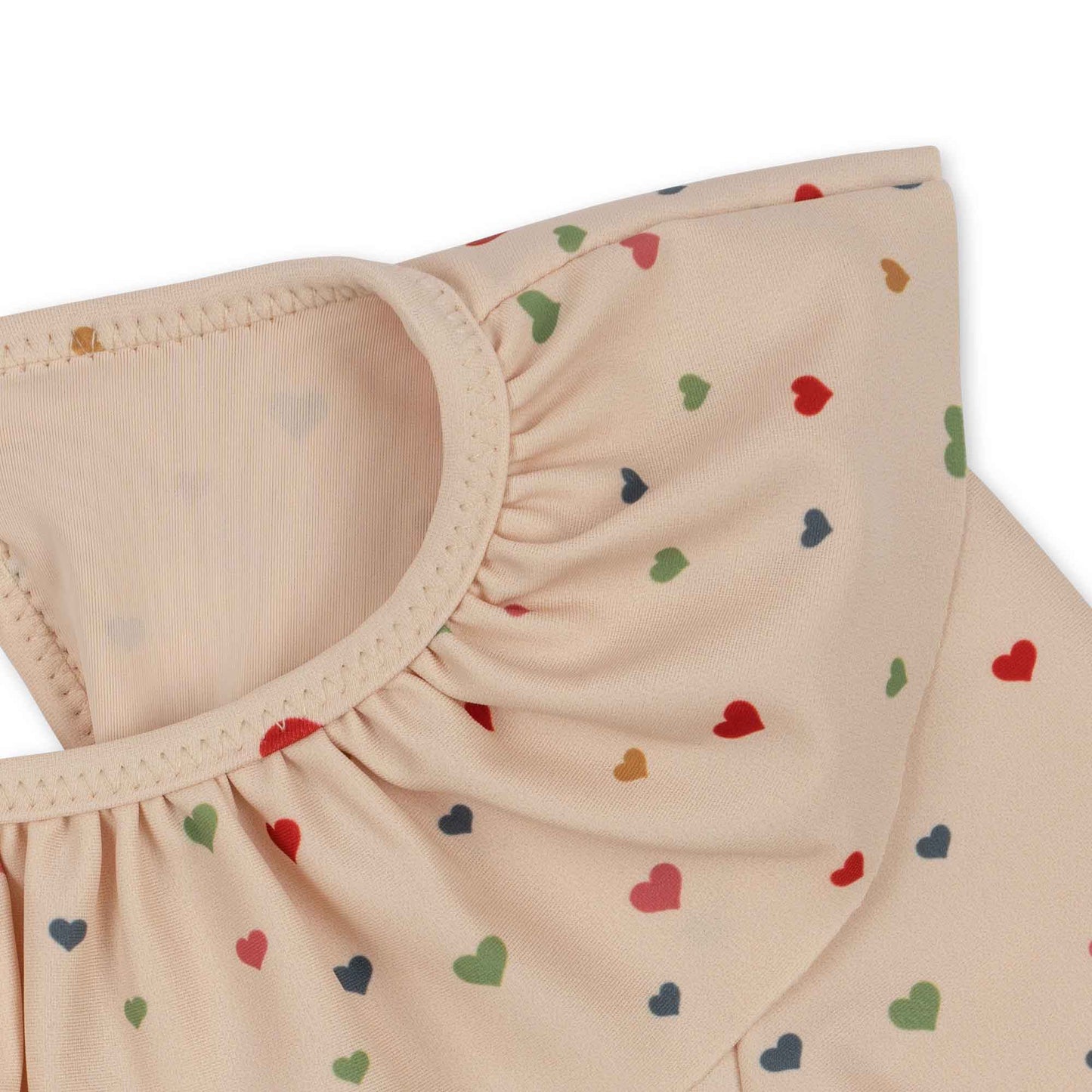 Konges Sløjd : Maillot de bain Manuca LS Frill "Multi hearts"