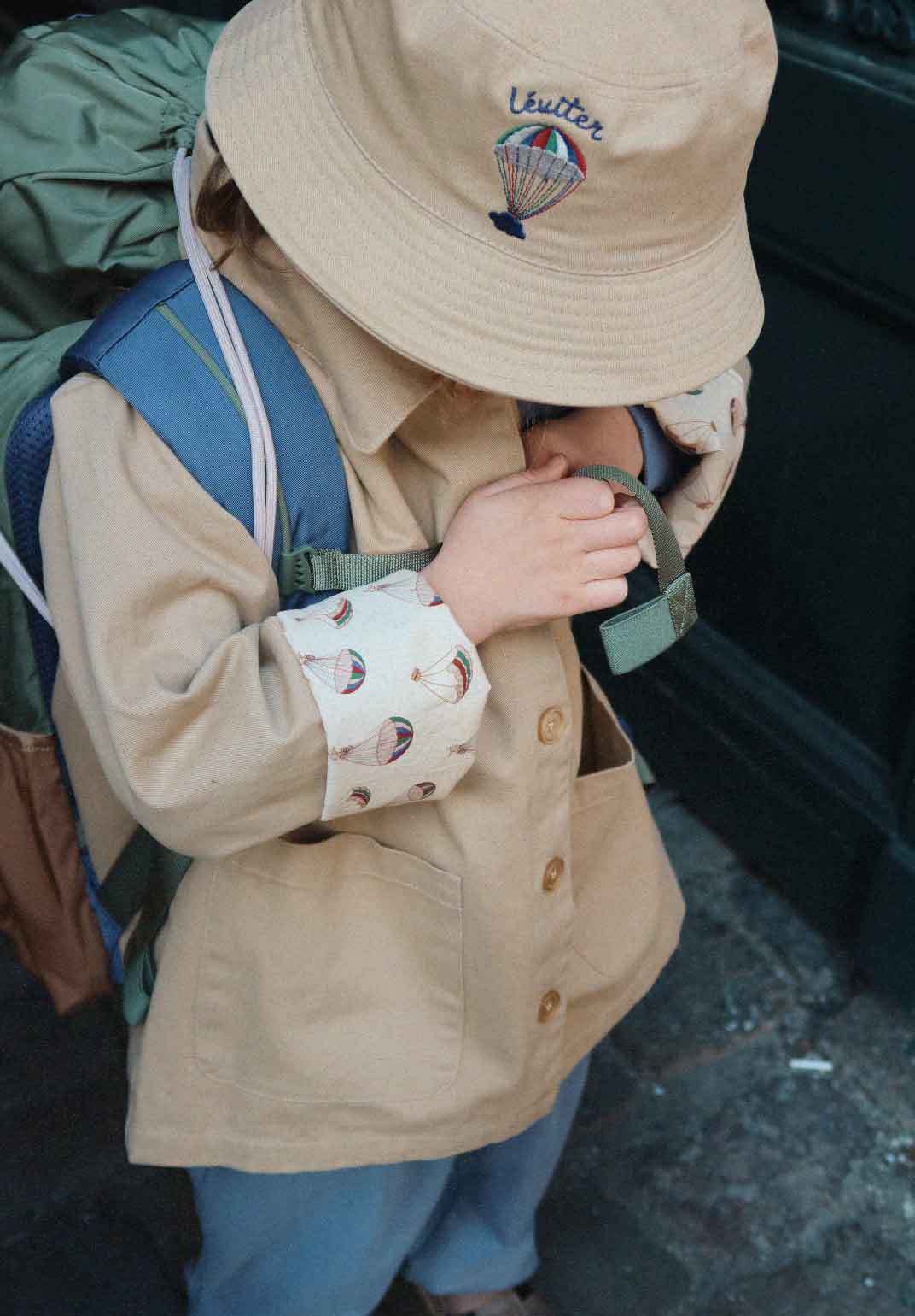 Konges Sløjd : Chapeau de soleil Mon Bucket Hat "Starfish"