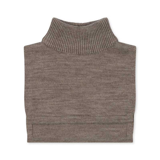 Konges Sløjd: Merino wool neck warmer "Louli" | Soft brown