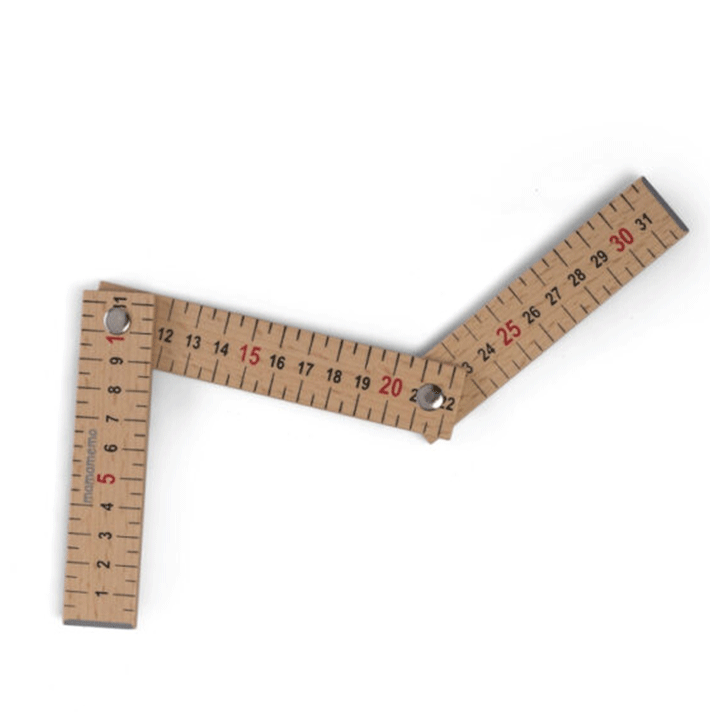 MAMAMEMO : Mètre ruban pliable | Mètre en bois