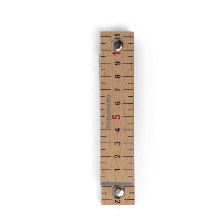MAMAMEMO : Mètre ruban pliable | Mètre en bois