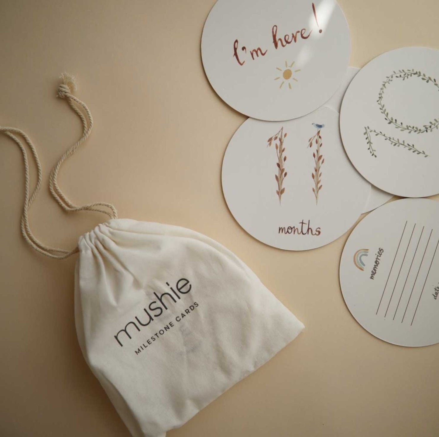 Mushie : Cartes de jalons