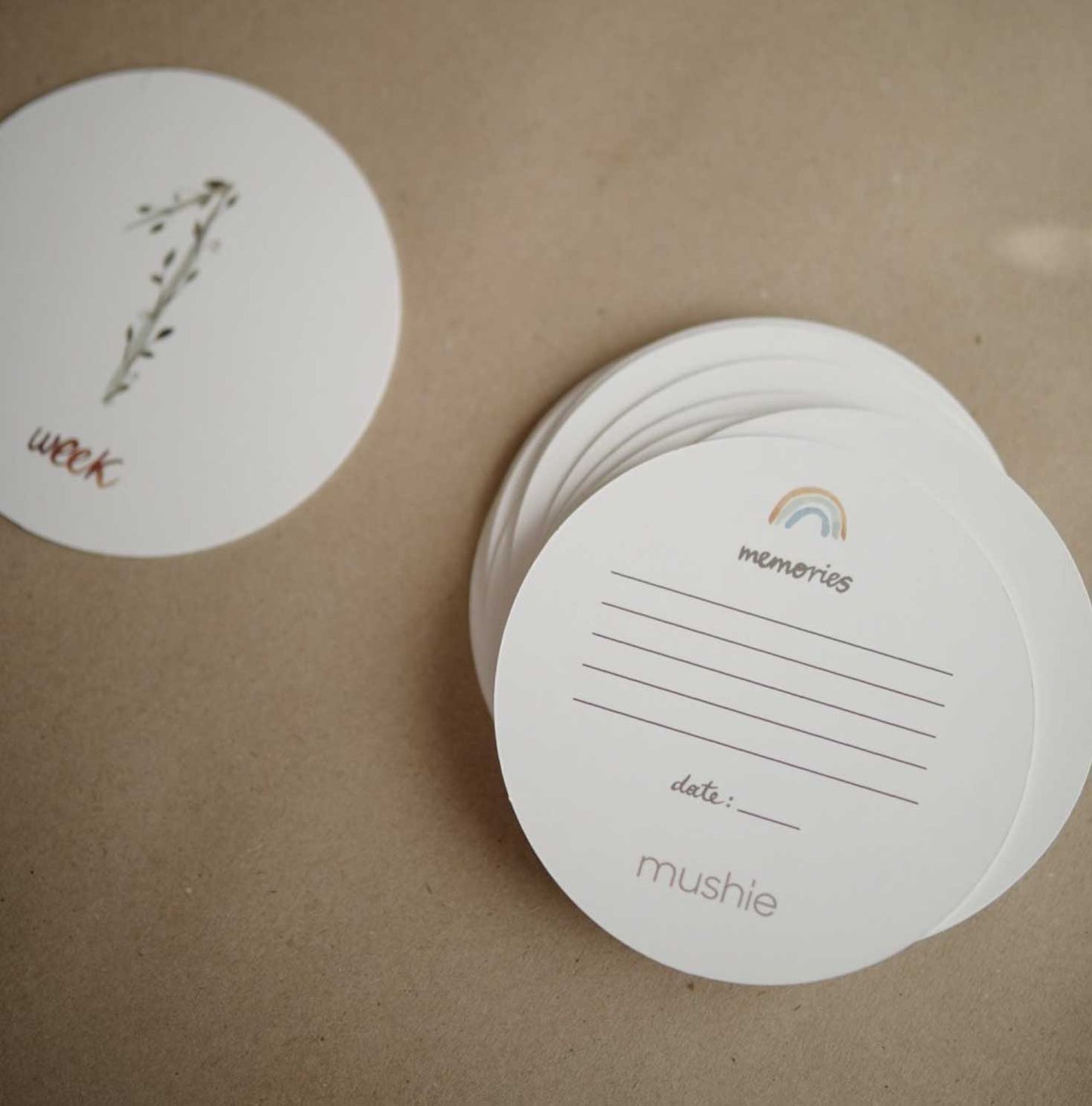 Mushie : Cartes de jalons