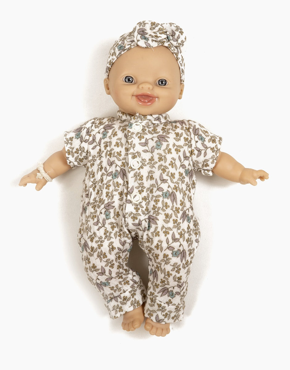 Minikane : Vêtements de poupée "Lili Clochette" - Combinaison et bandeau | Bébés 28 cm