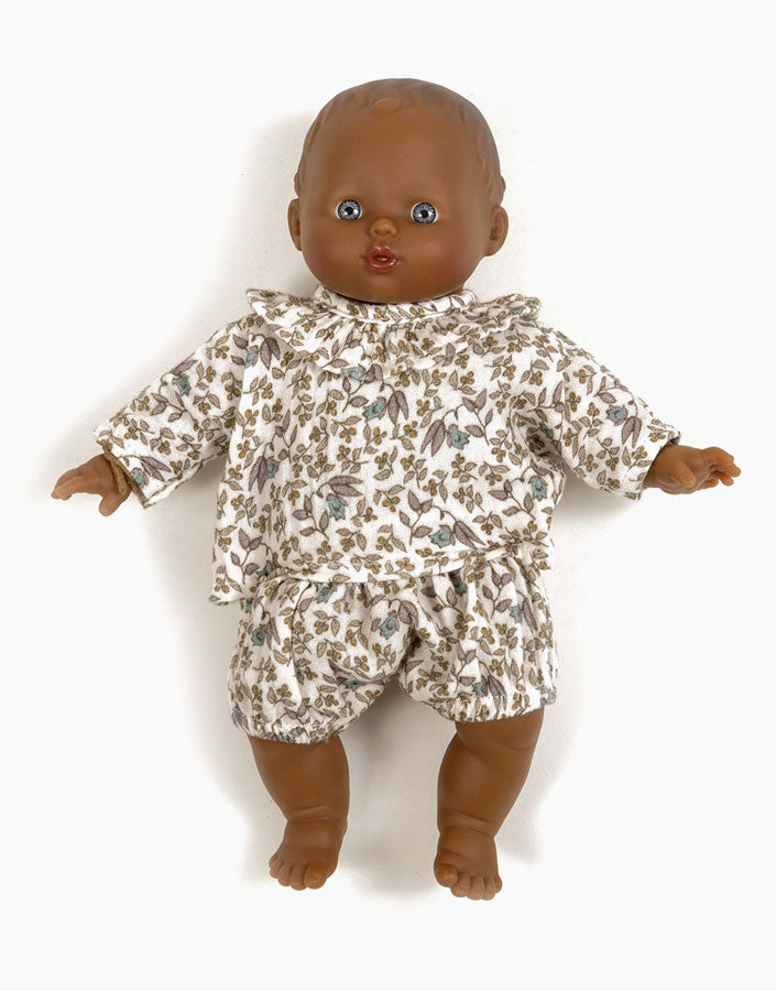 Minikane : Ensemble de vêtements pour poupée "Coline" comprenant un pull et un pantalon | Bébés 28 cm
