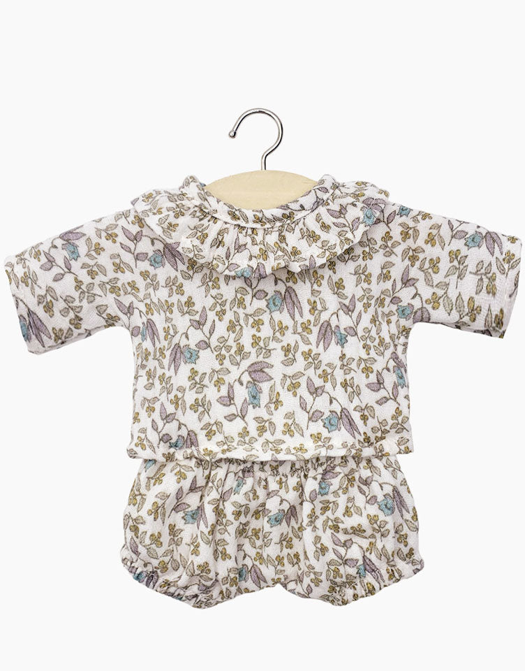 Minikane : Ensemble de vêtements pour poupée "Coline" comprenant un pull et un pantalon | Bébés 28 cm