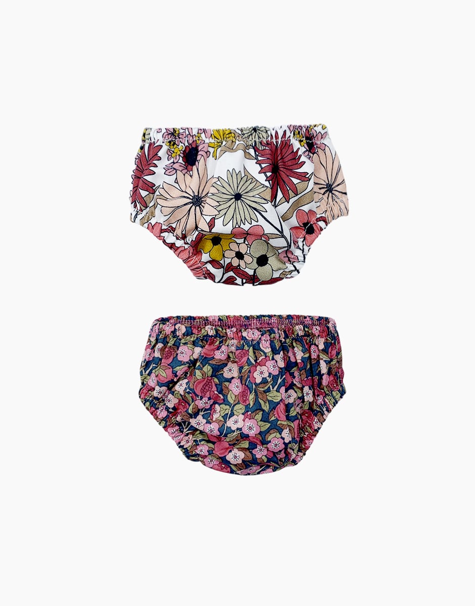 Minikane : Vêtements de poupée, culottes Charlotte "Liberty/Florentine" | Gordis | Lot de 2