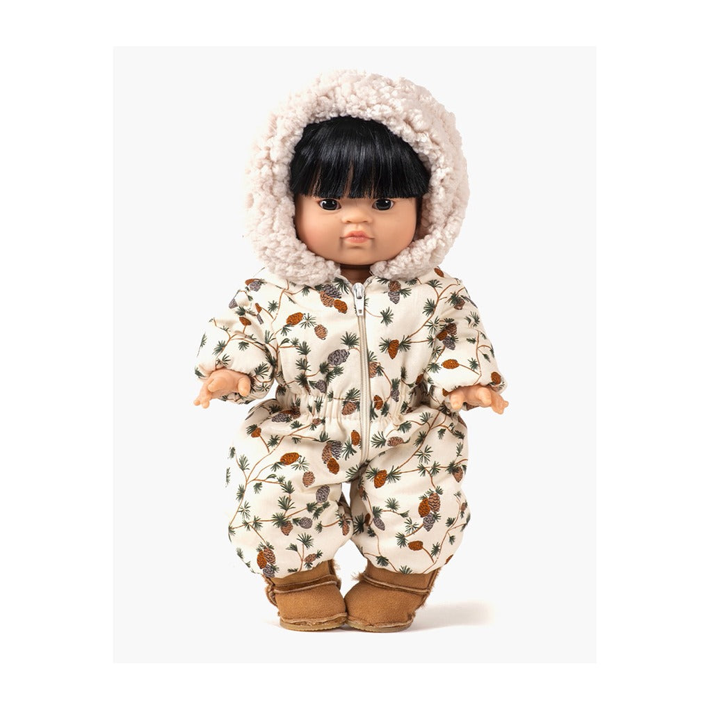 Minikane : Combinaison en coton pour poupée "Gigi Pomme de Pin" | Gordis 34 cm