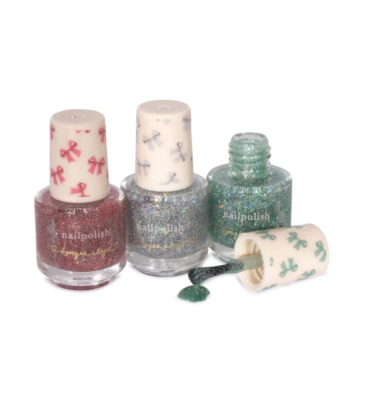 Konges Sløjd : Vernis à ongles pour enfants "Multi" | Coffret de 3