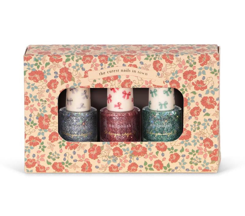 Konges Sløjd : Vernis à ongles pour enfants "Multi" | Coffret de 3
