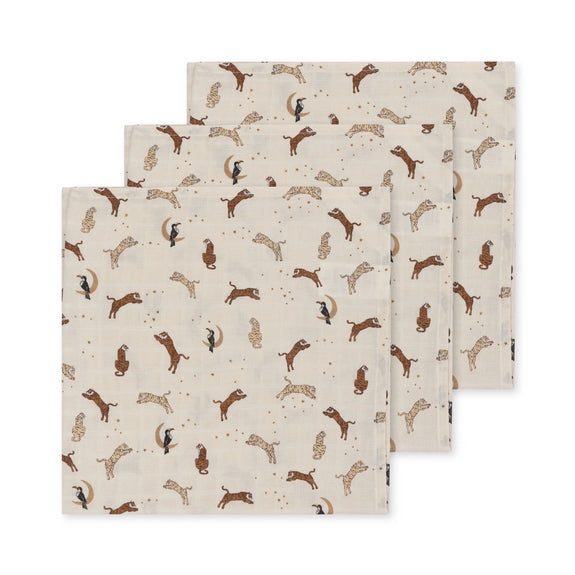 Konges Sløjd : Couches "Roar" | Lot de 3 | 65 x 65 cm