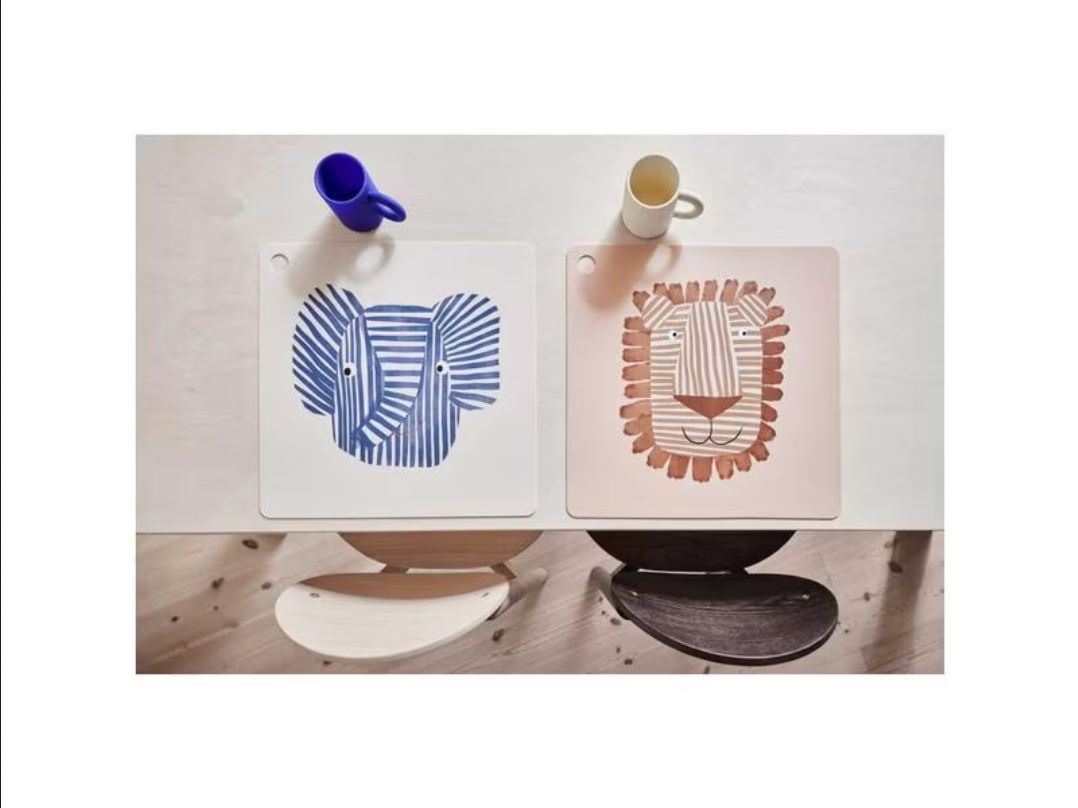 Oyoy : Set de table pour enfant "Lobo Lion"
