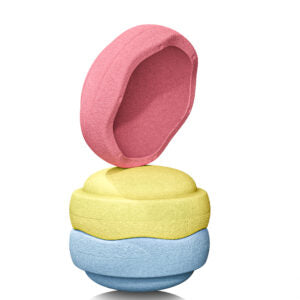 Stapelstein® : Set de 3 couleurs "Pastel Primary"