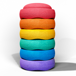 Stapelstein® : Ensemble arc-en-ciel de 6 pièces "Classic"