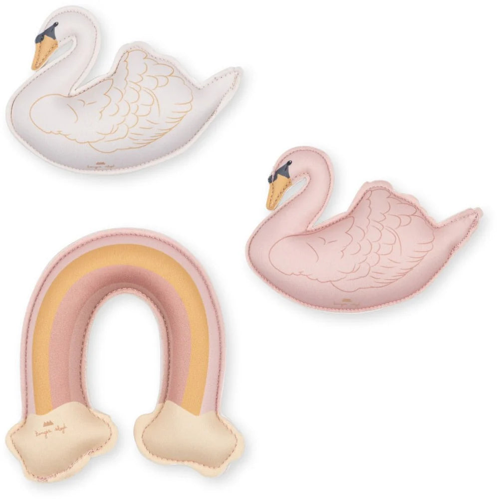 Konges Sløjd : Animaux aquatiques | Cygne et arc-en-ciel