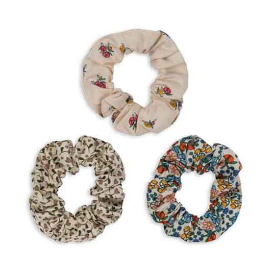 Konges Sløjd: Children's hair ties set of 3 "Peonia"