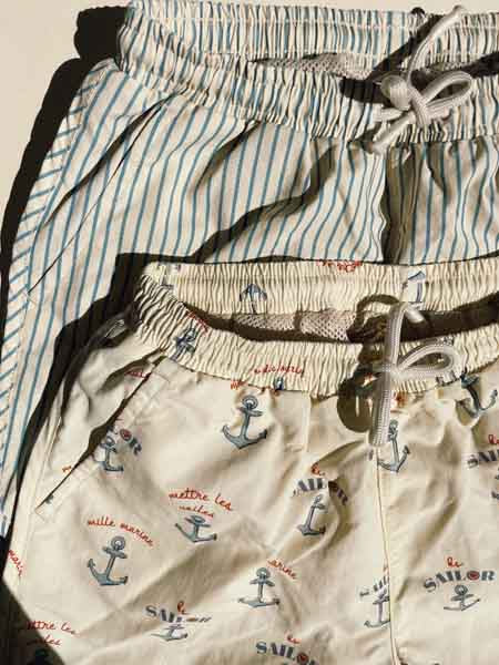 Konges Sløjd : Maillot de bain "Stripe Blue" | Ligne Asnou