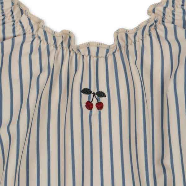 Konges Sløjd : Maillot de bain Colette "Rayures bleues"