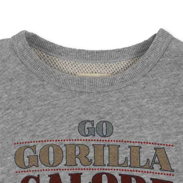 Konges Sløjd : Sweat-shirt "Loupy Lou" Gris chiné