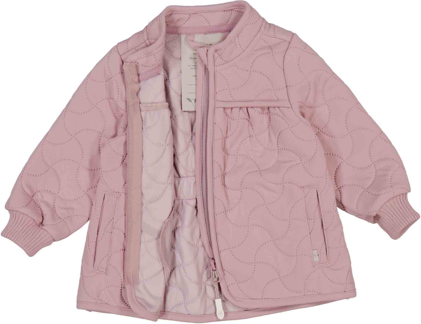 Wheat : Veste thermique "Thilde" rose poudré