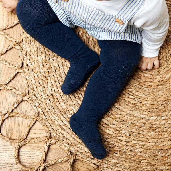 GoBabyGo: Krabbel-Strumpfhosen "Navy Blue"