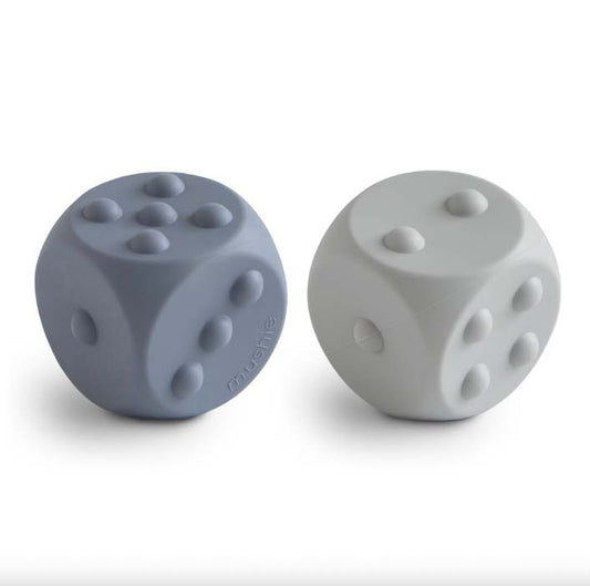 Mushie: Cube Pressure Toy "Tradewinds/Stone" 2-Pack