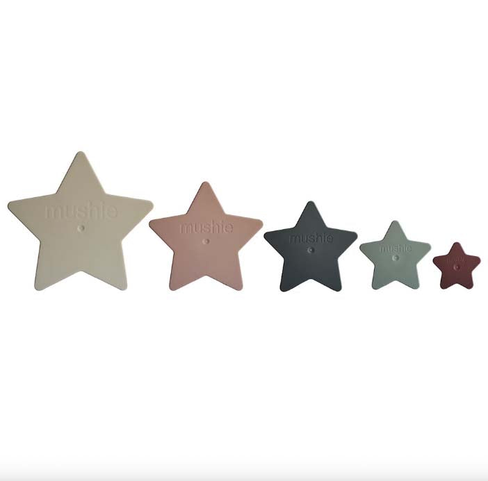 Mushie : Jouet à empiler "Nesting Stars" 5 pièces