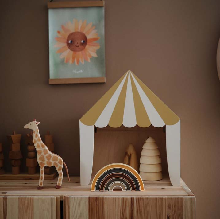 Mushie : Jeu d'empilage arc-en-ciel "Sol"
