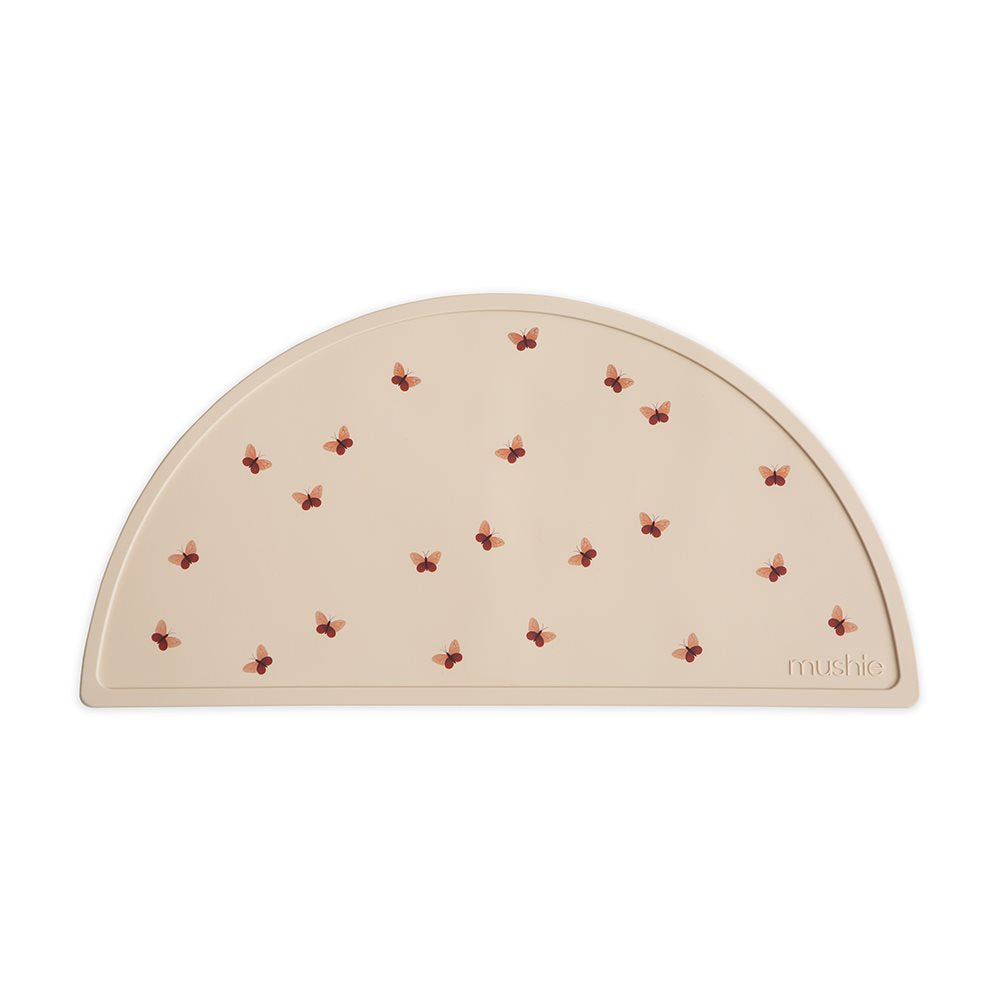 Mushie : Set de table en silicone "Papillons"