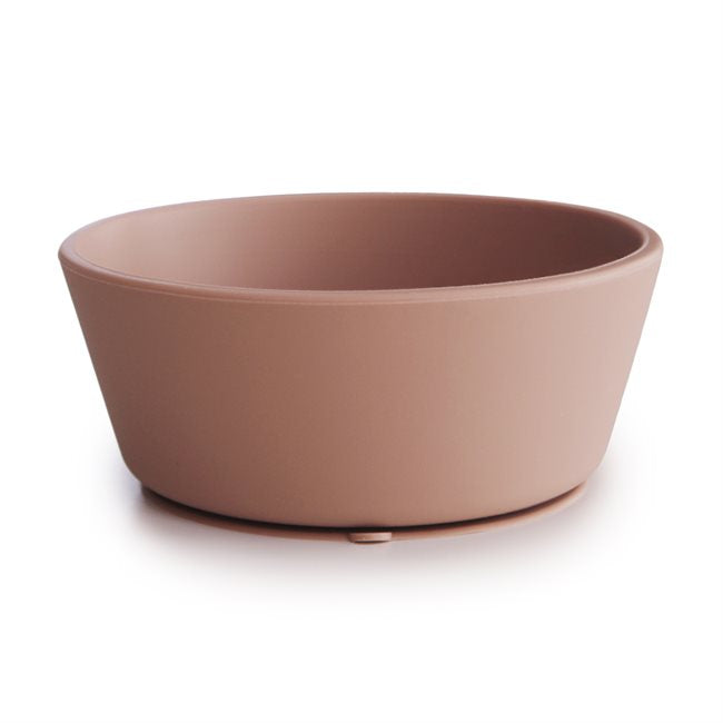 Mushie : Bol en silicone "Blush" avec ventouse
