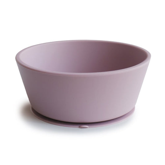 Mushie: Silicone Bowl "Soft Lilac" with Suction Cup
