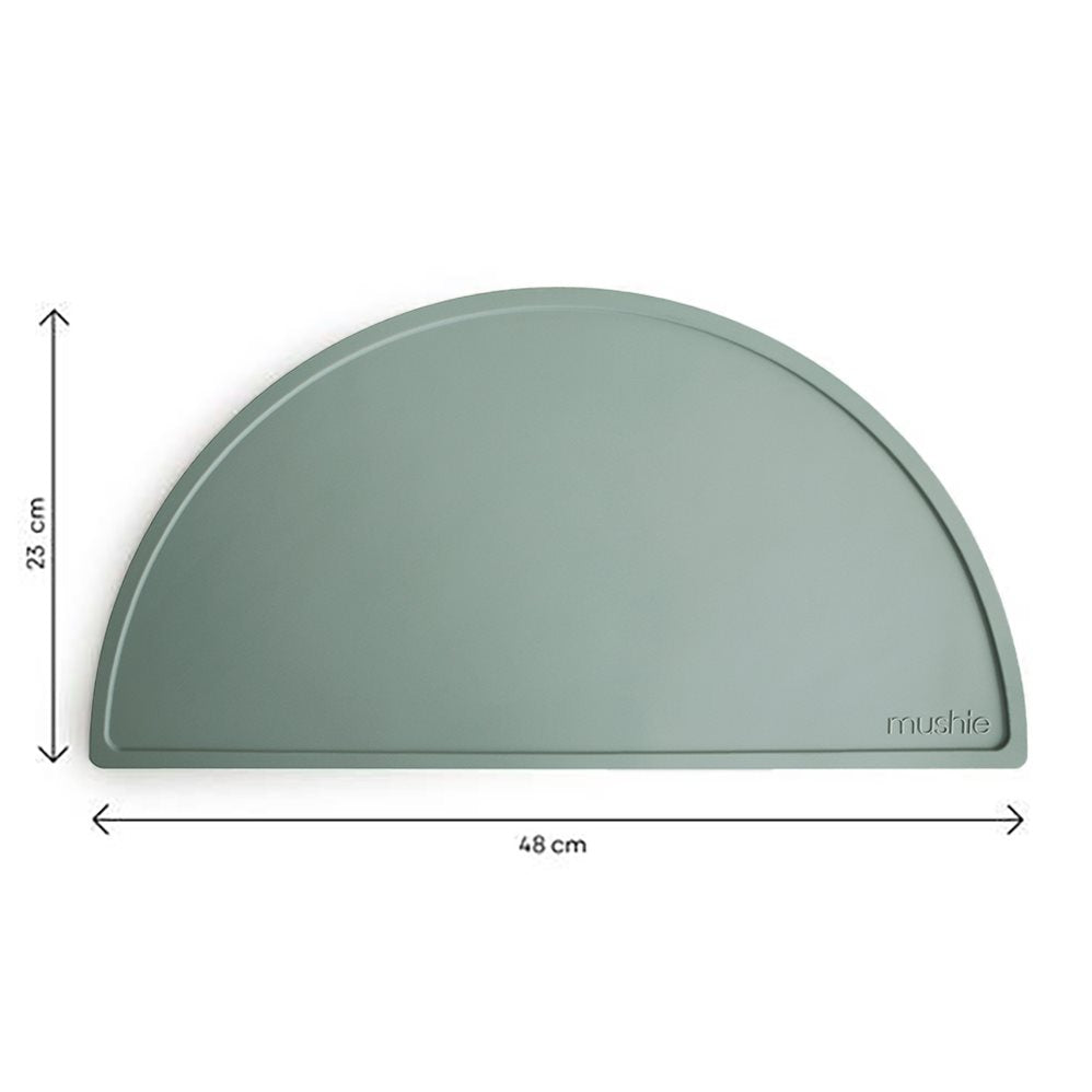 Mushie : Set de table en silicone "Fleurs lilas"