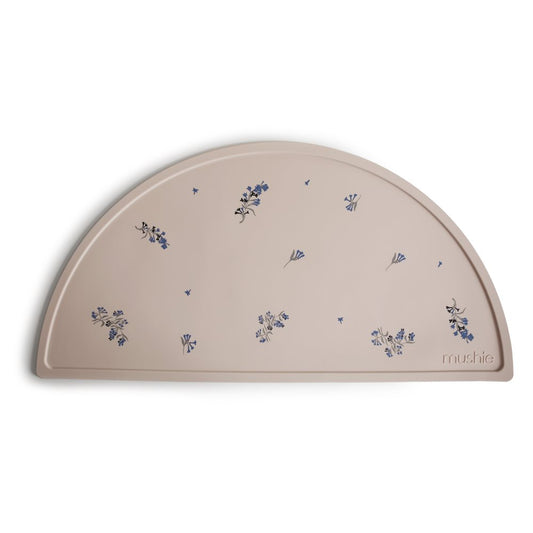 Mushie: Silicone Placemat "Lilac Flowers"