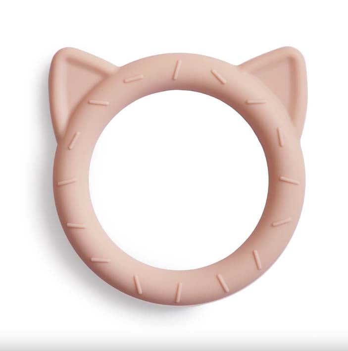 Mushie : Anneau de dentition chat "Blush"