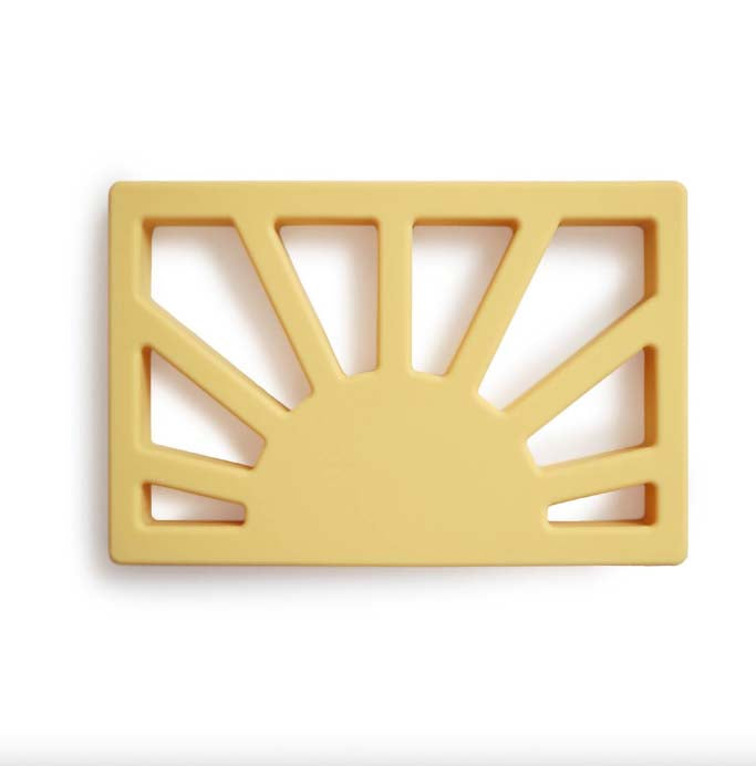 Mushie : Anneau de dentition "Sun Muted Yellow"