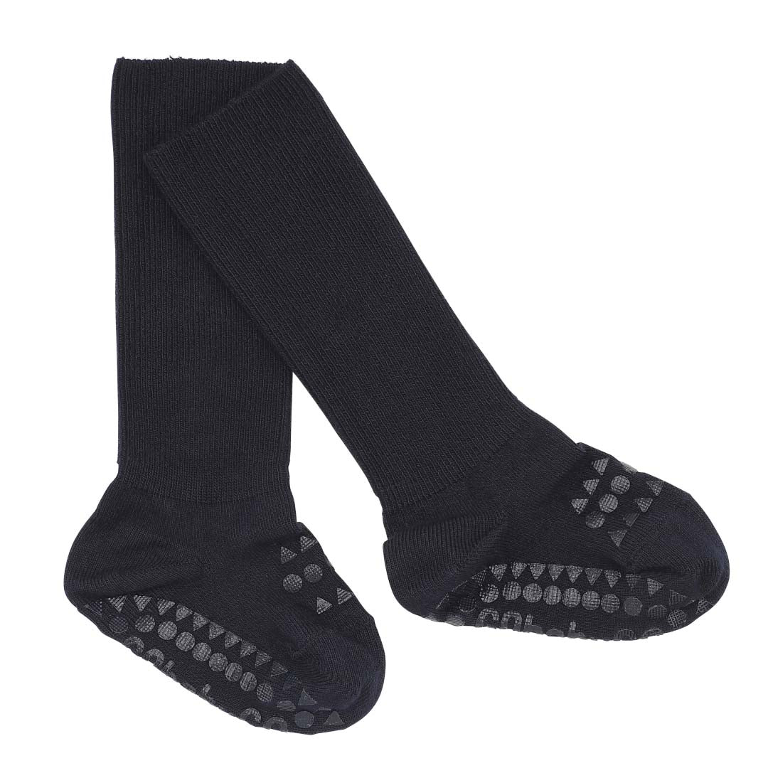 GoBabyGo: Rutschfeste Socken Bambus "Dark Blue"