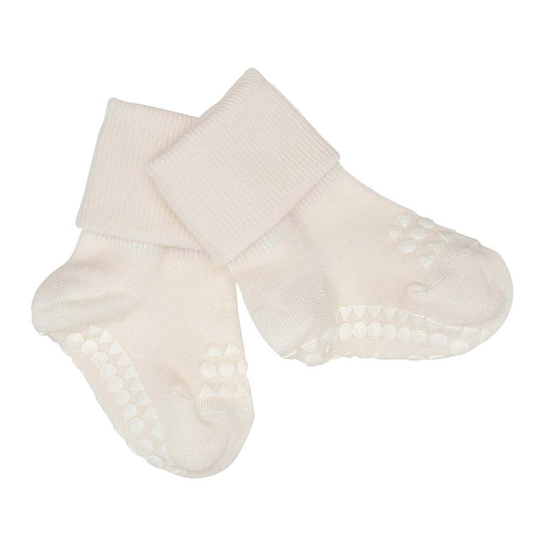 GoBabyGo: Rutschfeste Socken Bambus "Off White"