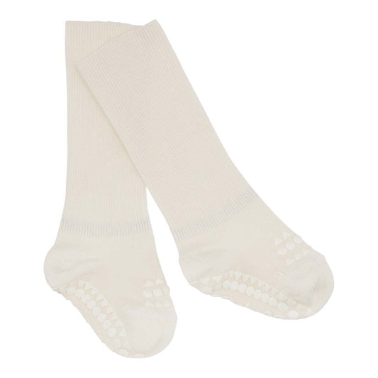 GoBabyGo: Non-Slip Socks Bamboo "Off White"