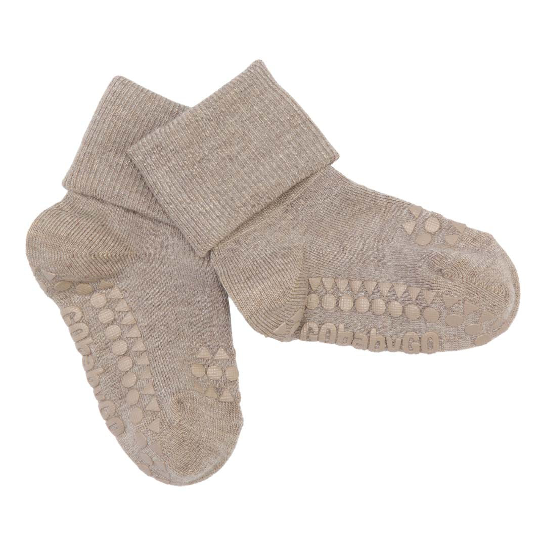 GoBabyGo: Rutschfeste Socken Bambus "Sand"