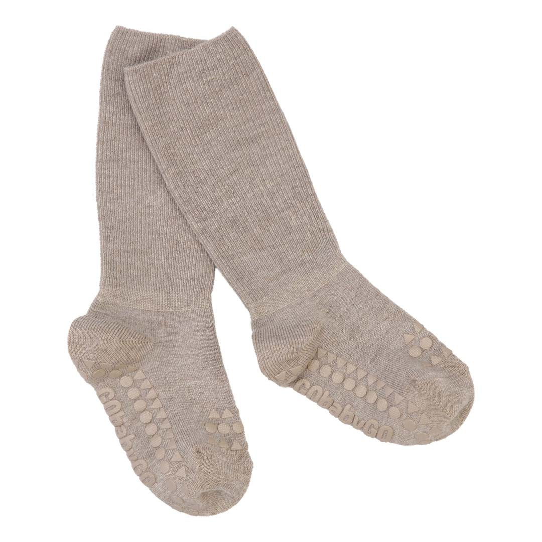 GoBabyGo: Rutschfeste Socken Bambus "Sand"